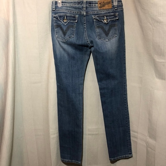 🔥VIGOSS STUDIO DISTRESSED JEANS SIZE 9/10 30 - Picture 2 of 6